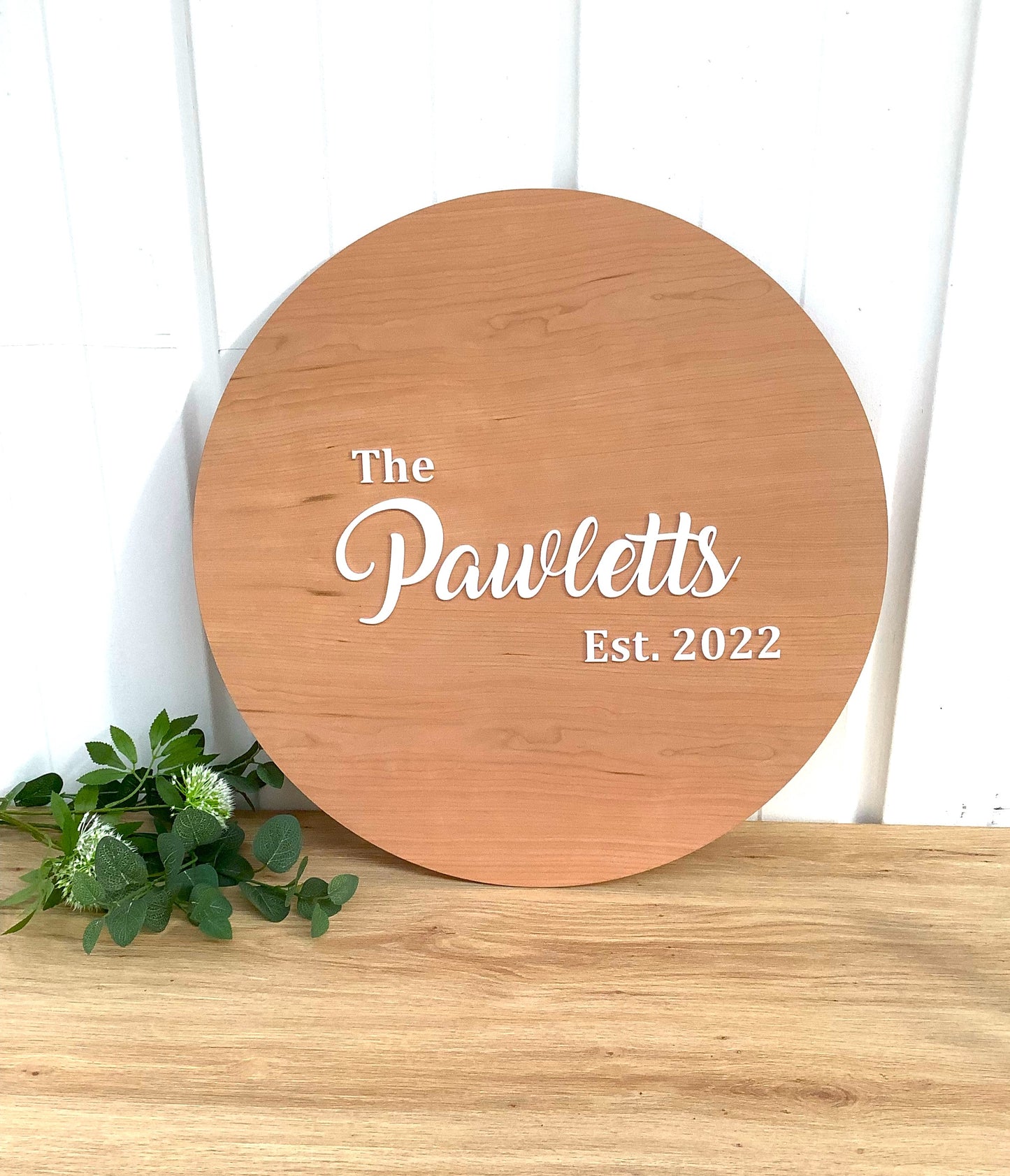 Guest Book Disc Wall Sign