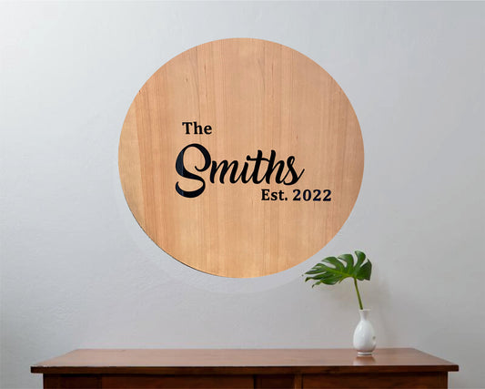 Guest Book Disc Wall Sign